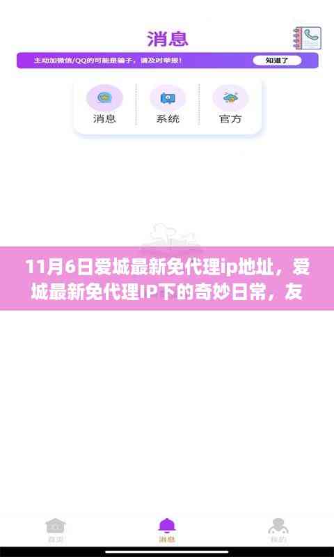 爱城最新免代理IP下的奇妙日常,友情、陪伴与温暖故事(11月6日最新IP地址分享)