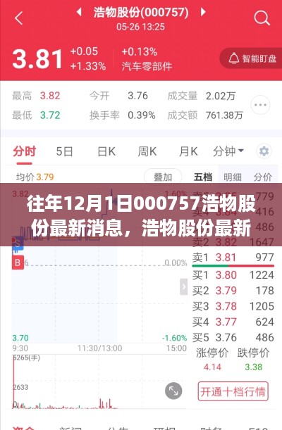 揭秘浩物股份的历史性瞬间,最新动态与往年12月1日的秘密消息
