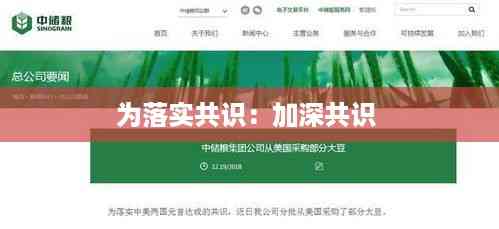 为落实共识:加深共识